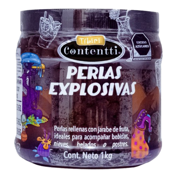 PERLAS EXPLOSIVAS SABOR CAFÉ TIBIRI CONTENTTI 1KG