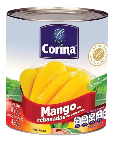 MANGO EN REBANADAS CORINA 820 g