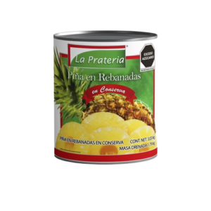 PIÑA EN REBANADAS LA PRATERIA 3.03KG