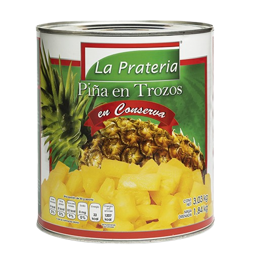 PIÑA EN TROZOS LA PRATERIA 3.03KG