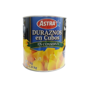 DURAZNOS EN CUBOS ASTRA 3KG