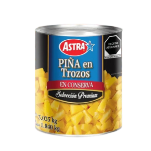 PIÑA EN TROZOS ASTRA 3.035KG