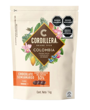 CHOCOLATE SEMIAMARGO 53% CORDILLERA 1KG