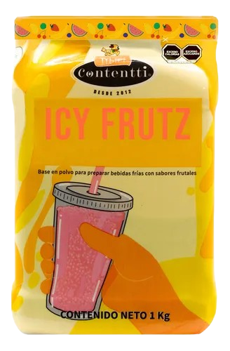 BASE EN POLVO PARA PREPARAR BEBIDAS FRÍAS CON SABORES FRUTALES TÍBIRI CONTENTTI 1KG