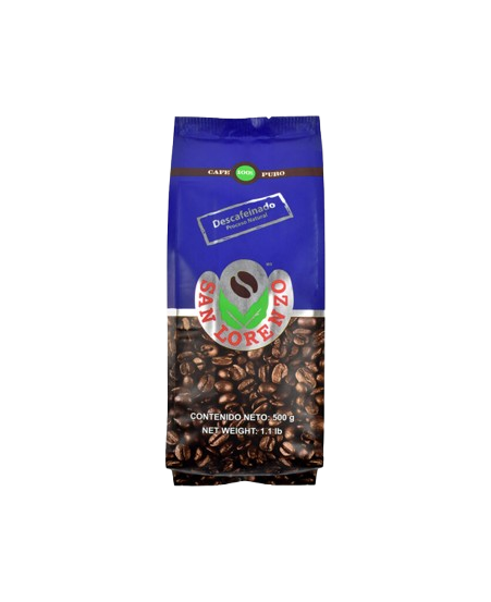 CAFÉ DESCAFEINADO SAN LORENZO 500g