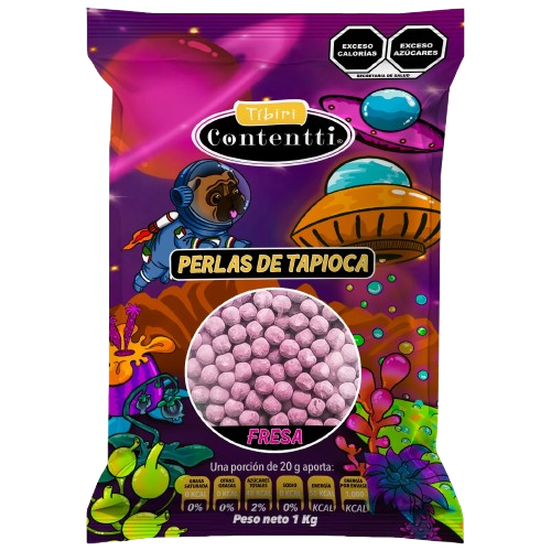 PERLAS EXPLOSIVAS SABOR FRESA TÍBIRI CONTENTTI 1KG