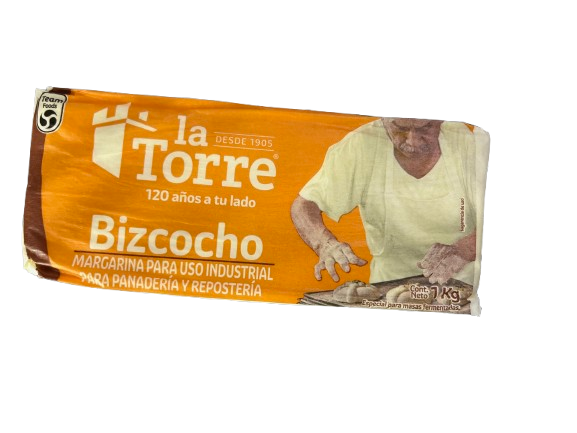 MARGARINA USO INDUSTRIAL BIZCOCHO LA TORRE 1KG