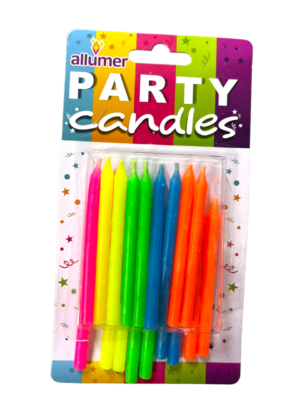VELAS MIX COLORES ALLUMER 1 PIEZA