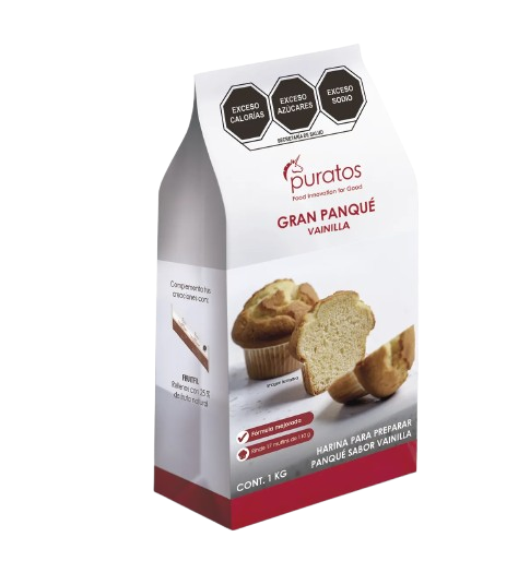 HARINA PARA PREPARAR GRAN PANQUÉ SABOR VAINILLA PURATOS 1KG