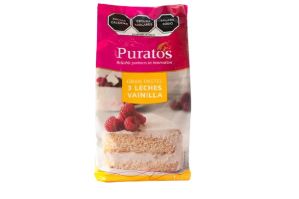 GRAN PASTEL 3 LECHES VAINILLA PURATOS 1KG