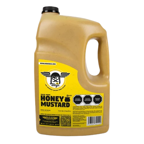 SALSA SABOR MOSTAZA Y MIEL MR WINGS 3.8L