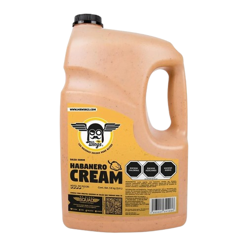 SALSA SABOR HABANERO CREAM MR WINGS 3.8L