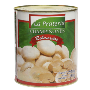 CHAMPIÑONES REBANADOS LA PRATERIA 2.92 KG