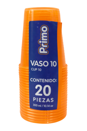 ChatGPT Image 24 mar 2026, 10_55_01 a.m.-Photoroom VASO NÚMERO 10 NARANJA NEÓN PRIMO 20 PIEZAS