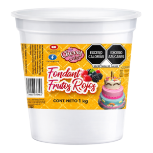 FONDANT FRUTOS ROJOS CHERRY AND CAKE 1KG