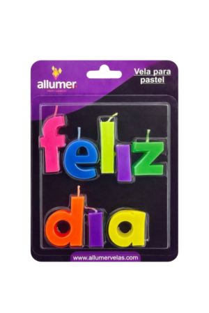 FELIZDIA VELA VELA PARA PASTEL FELIZ DÍA ALLUMER 1 PIEZA