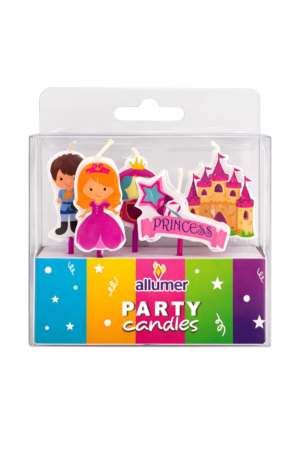 VELA PARA PASTEL CON DISEÑO PRINCESAS VELA PARA PASTEL CON DISEÑO DE PRINCESA ALLUMER 1 PIEZA