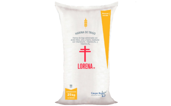 HARINA DE TRIGO LORENA GRUPO KASTO 25KG/1KG