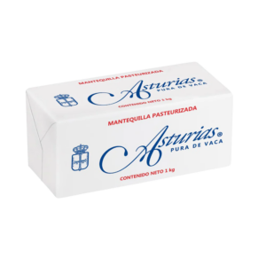 MANTEQUILLA PASTEURIZADA ASTURIAS 1KG